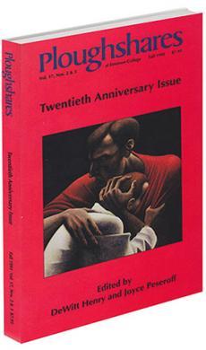 A red journal cover with a painting of two people hugging