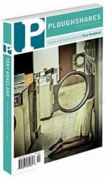 A journal cover with a photograph of a woman at a laundromat leaning into a washing machine